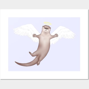 Angel Otter Posters and Art